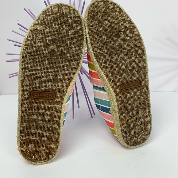 Coach Margret / Striped Canvas Espadrilles - Picture 5 of 8